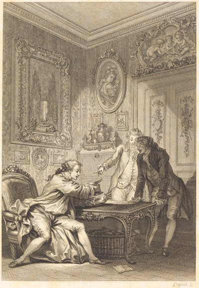 魅惑の杯 作： Jean Baptiste Michel Dupreel after Jean Honoré Fragonard