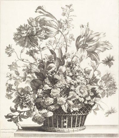 春の花のバスケット 作： Jean Baptiste Monnoyer
