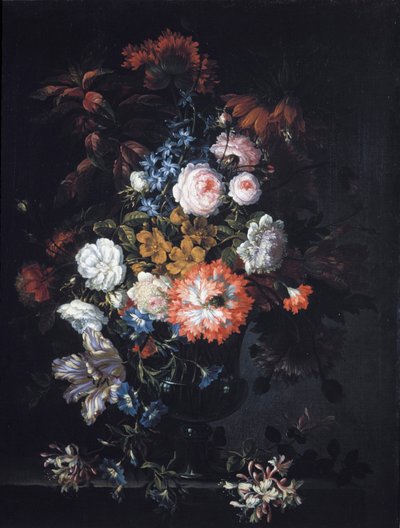 花のある静物 作： Jean-Baptiste Monnoyer