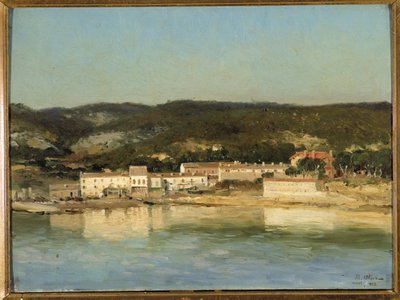 ブーシュ・デュ・ローヌのキャリー・ル・ルーエの町の風景 作： Jean Baptiste Olive