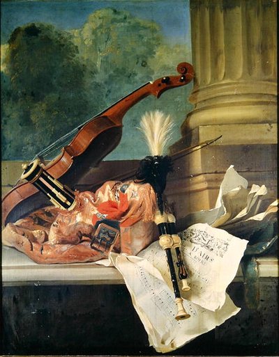 音楽の属性 作： Jean Baptiste Oudry