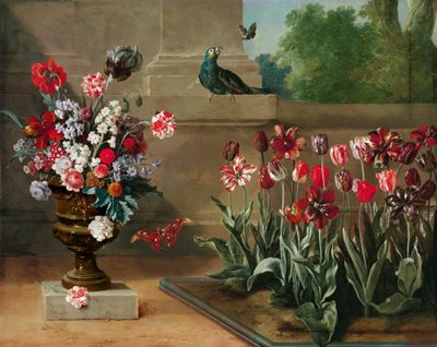 ラ・ブリュイエール氏の庭の一角 作： Jean-Baptiste Oudry