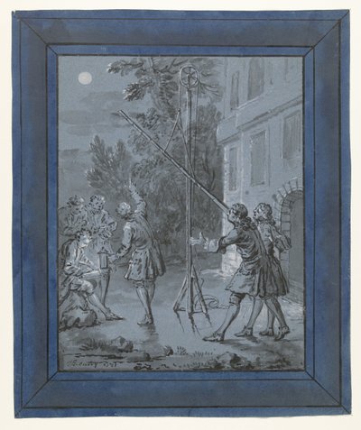 An Animal in the Moon / Un Animal dans la Lune ジャン・ド・ラ・フォンテーヌによる寓話の挿絵（連載タイトル） 作： Jean Baptiste Oudry