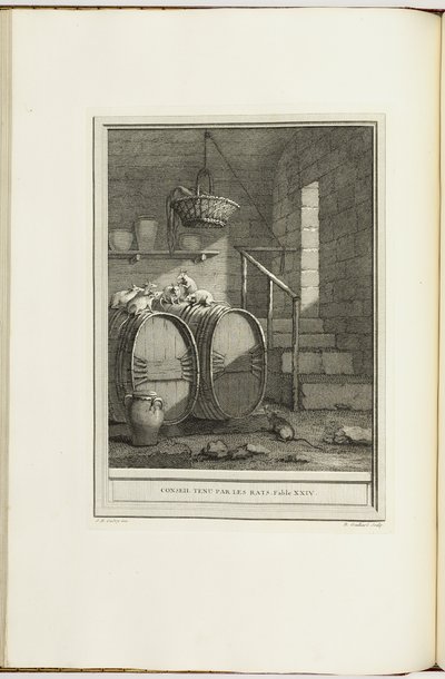 詩による寓話選 作： Jean Baptiste Oudry