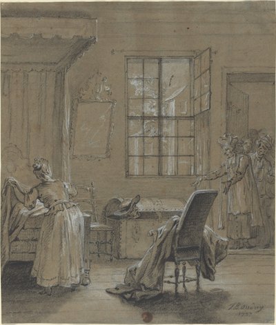 トランクのゴシップ 作： Jean Baptiste Oudry