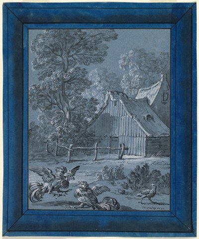 ヤマウズラとコック 作： Jean Baptiste Oudry