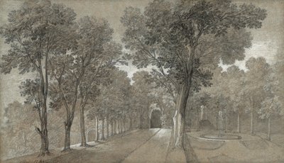 アルクイユの公園の眺め 作： Jean Baptiste Oudry