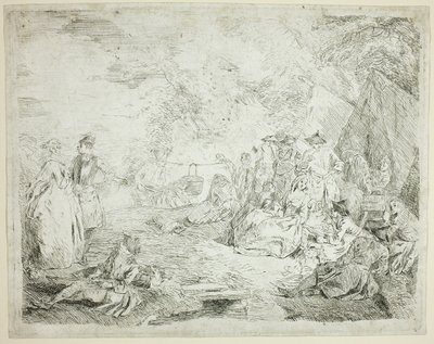 休憩する兵士たち 作： Jean Baptiste Pater