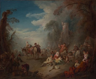 休憩部隊1725年。 作： Jean Baptiste Pater