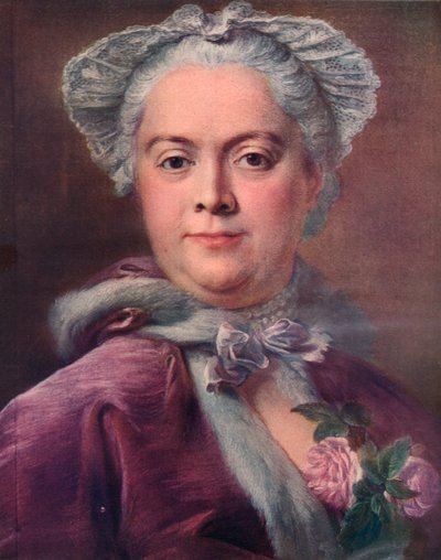 マダムヴァレード、c1746 作： Jean Baptiste Perronneau