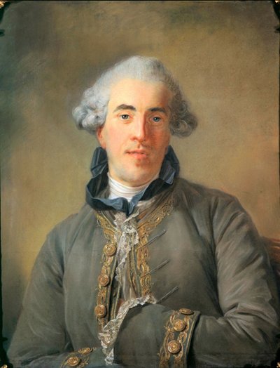 ピエールアンブロワーズフランソワショデルロスデラクロス1741-1803 作： Jean Baptiste Perronneau