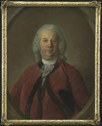 ボルドーのデンマーク領事、フレデリック・ハンセン・ド・リリエンダールの肖像 作： Jean Baptiste Perronneau
