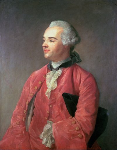 ジャック・カゾットの肖像 作： Jean Baptiste Perronneau