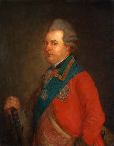 ヘッセン カッセルのチャールズ皇太子の肖像 1744 ～ 1836 年。 作： Jean Baptiste Perronneau