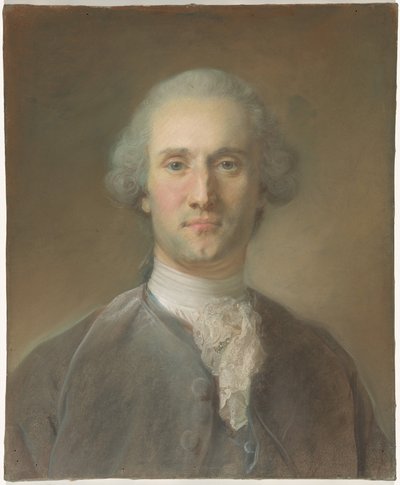 男の肖像 作： Jean Baptiste Perronneau