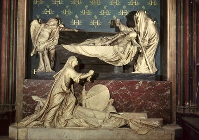 ヘンリークロードダルコート中尉の墓（d.1711）（大理石） 作： Jean Baptiste Pigalle
