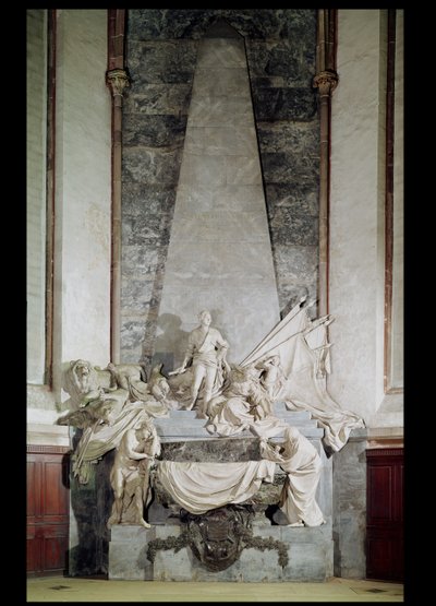 モーリスドサク元帥の墓（1696-1750）1756-77（大理石） 作： Jean Baptiste Pigalle