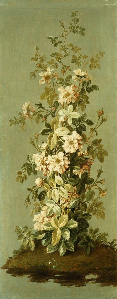 花の装飾パネル 作： Jean Baptiste Pillement