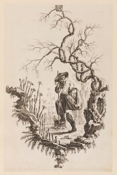 図と大枝 作： Jean Baptiste Pillement