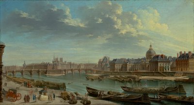 シテ島のパリの眺め、1763 作： Jean Baptiste Raguenet