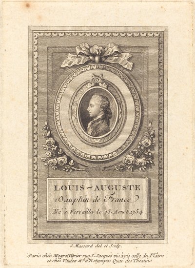 フランス王太子ルイ＝オーギュスト 作： Jean Baptiste Raphael Urbain Massard