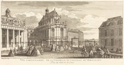 ヴェルサイユ宮殿のチャペルのプライベートビュー 作： Jean Baptiste Rigaud