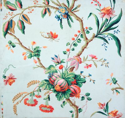 花の壁紙デザイン 作： Jean Baptiste Réveillon