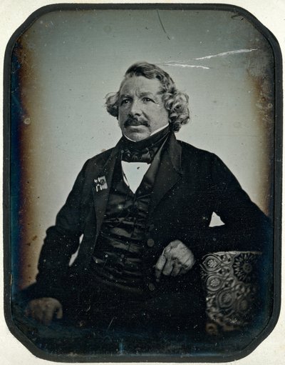 Louis Jacques Mande Daguerre 作： Jean Baptiste Sabatier Blot