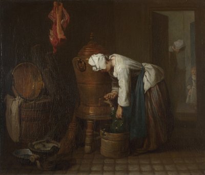 ラフォンテーヌザウォーターシスタン、1733 作： Jean Baptiste Simeon Chardin