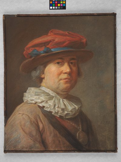 男の肖像、1773 作： Jean Baptiste Simeon Chardin