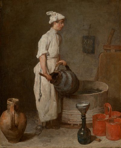 セラーボーイ、1738年 作： Jean Baptiste Simeon Chardin