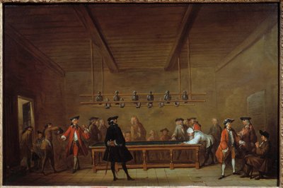 プール・パーティ ジャン・バティスト・シメオン・シャルダン（1699-1779）の絵画 1725年 日0.55x0.83 m パリ、カルナヴァレ美術館 作： Jean Baptiste Simeon Chardin