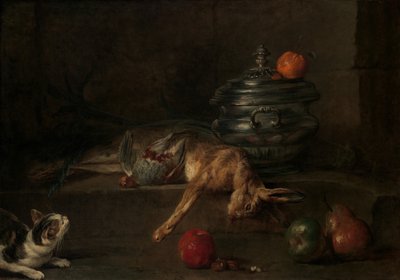 シルバーターリーン、ca。 1728-30。 作： Jean Baptiste Simeon Chardin