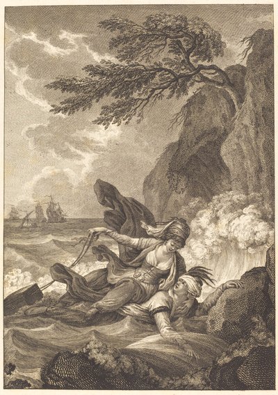 ガルベ王の花嫁 カセット 作： Jean Baptiste Tilliard after Charles Monnet