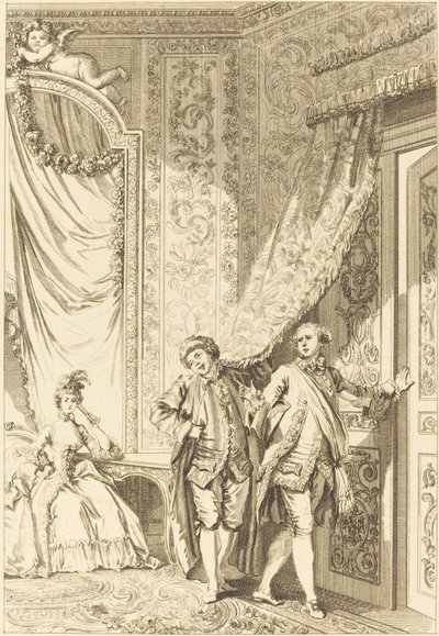 壮大な 作： Jean Baptiste Tilliard after Jean Honoré Fragonard