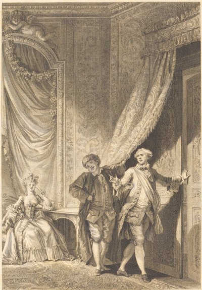 壮大な 作： Jean Baptiste Tilliard after Jean Honoré Fragonard