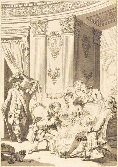 告白夫 作： Jean Baptiste Tilliard and Antoine Jean Duclos after Jean Honoré Fragonard