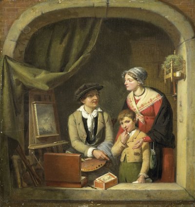 「画家になる」 作： Jean Baptiste Van  Eycken
