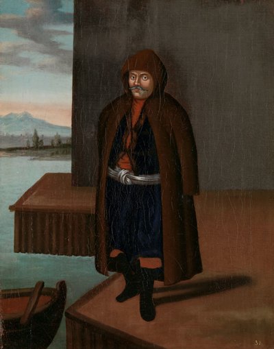 パトモス島の男 作： Jean Baptiste Vanmour (workshop of)