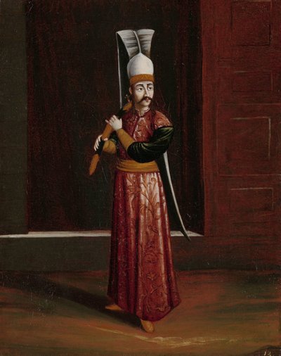Seliktar Agassi, Equery to the Sultan (Supreme Weapon-Bearer) 作： Jean Baptiste Vanmour (workshop of)