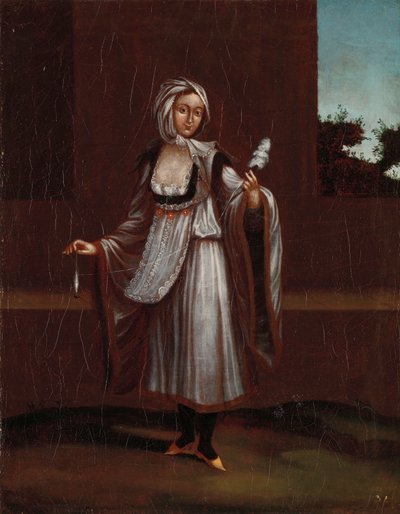 パトモス島の女 作： Jean Baptiste Vanmour (workshop of)