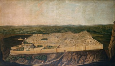 エルサレムの全景 作： Jean Baptiste Vanmour