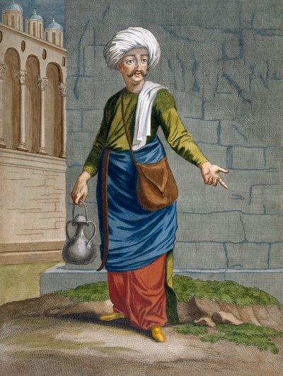 ジェラールスコティン（1671-1716）、1707-08（色付きen 作： Jean Baptiste Vanmour