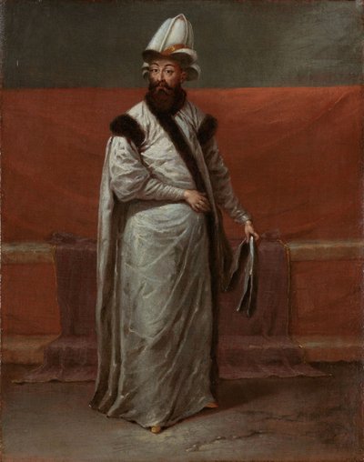 大宰相ネフ？エヒルリダマット？ブラヒムパサ、c.1727-30（キャンバスに油彩） 作： Jean Baptiste Vanmour