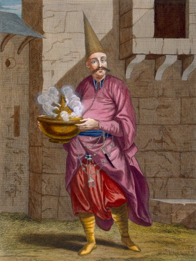 スルタンの菓子職人ハルヴァッジ、1708年頃 作： Jean Baptiste Vanmour