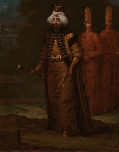 スルタンアフメド3世、1727〜30年頃 作： Jean Baptiste Vanmour