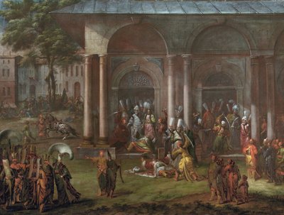 パトロナ・ハリルの処刑 作： Jean Baptiste Vanmour