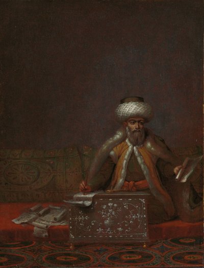 チャンスリーの長、Reis Effendi デ・レイス・エフェンディ、首相官邸長 作： Jean Baptiste Vanmour