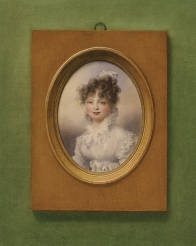 ロシアの大公爵夫人キャサリン・パブロヴナの肖像 作： Jean Baptiste after Isabey