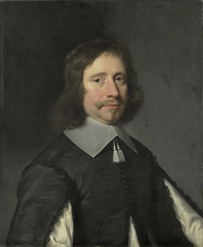 オロンヌ伯フィリップ・ド・ラ・トレモイユと思われる男性の肖像 作： Jean Baptiste de Champaigne (attributed to)